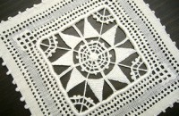 白糸刺繍作品 白糸刺繍作品