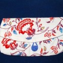 堀尾葉子作品：更紗模様のポーチ